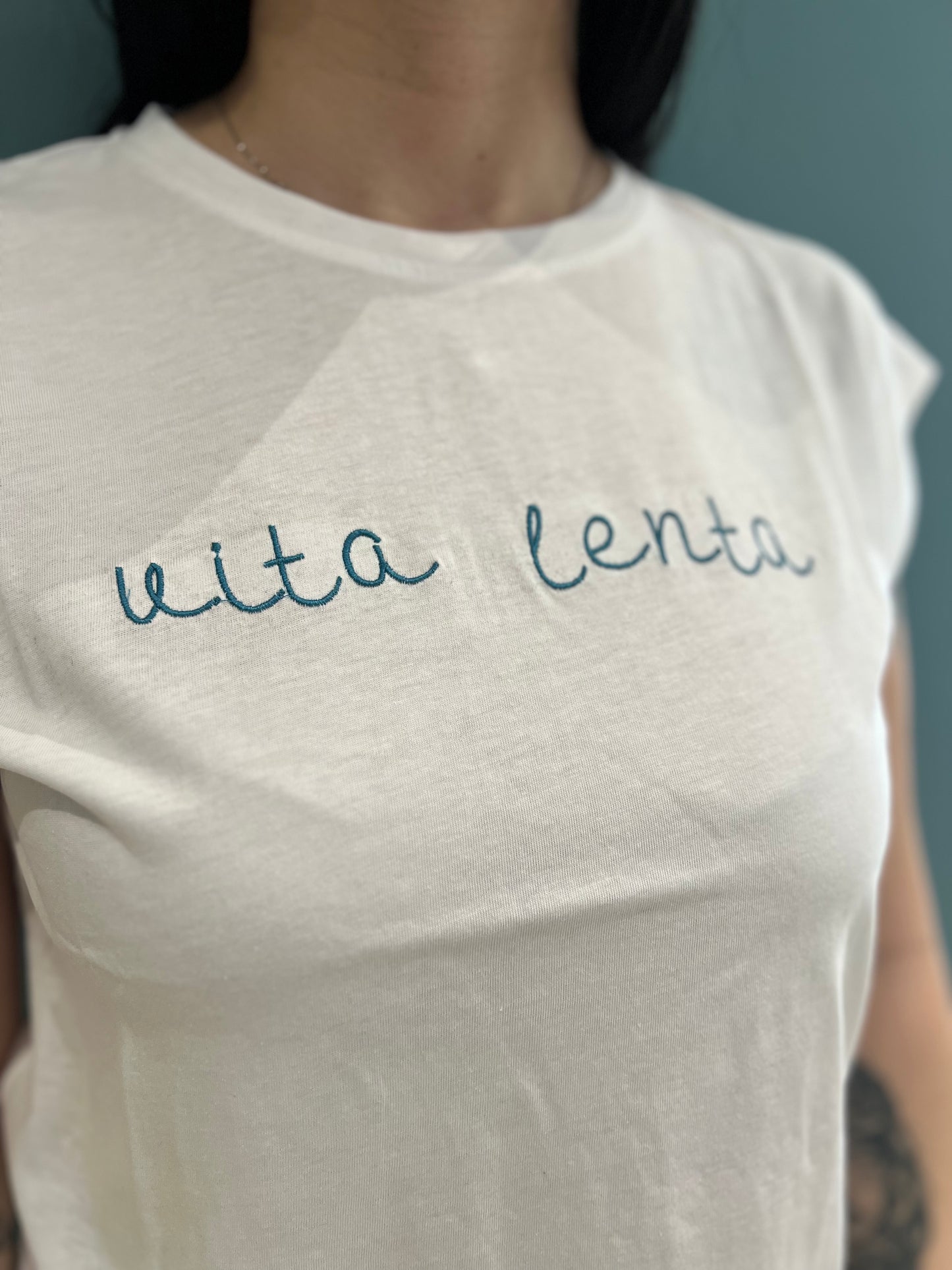 Tshirt vita lenta