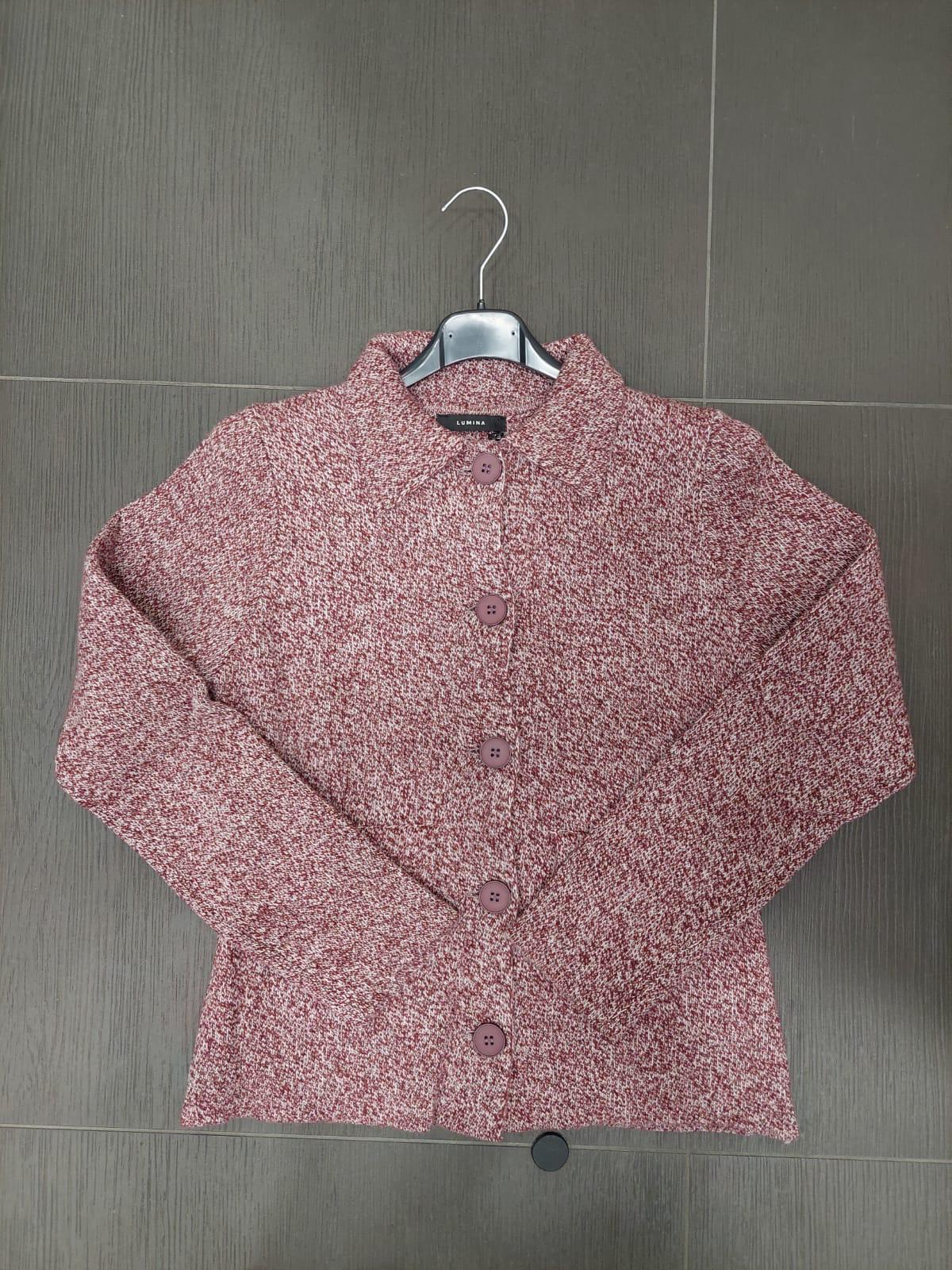 Maglione giacchina melange